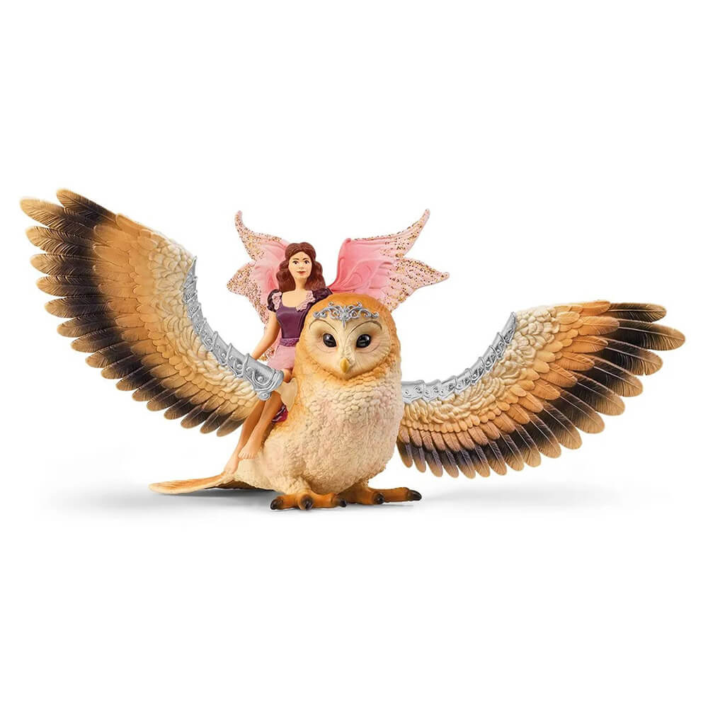 Schleich Bayala Fairy in Flight in Glam-Owl
