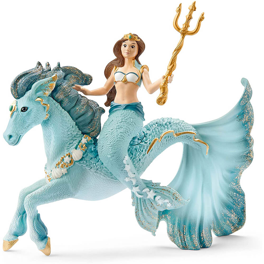 Schleich Bayala Mermaid Eyela On Underwater Horse
