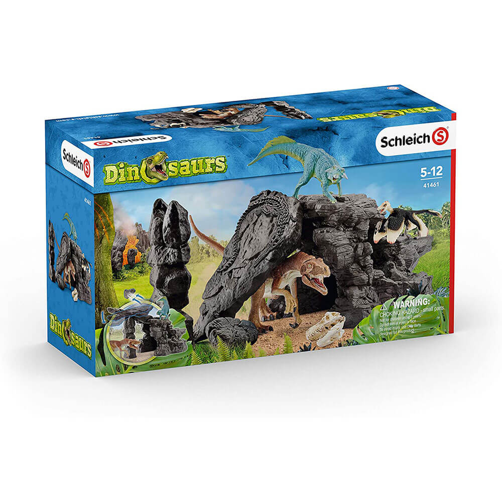 Schleich Dinosaurs Dinosaur Set with Cave Playset