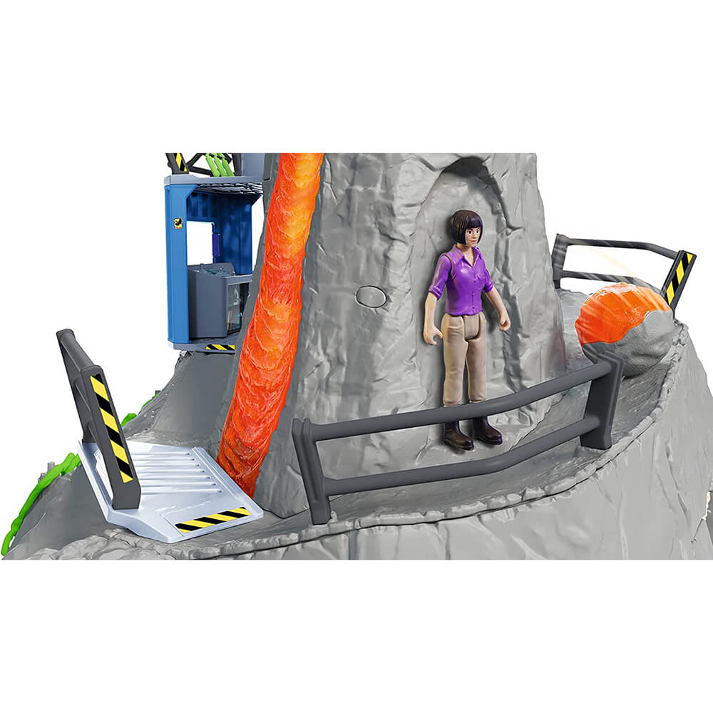 Schleich Dinosaurs Volcano Expedition Base Camp Playset