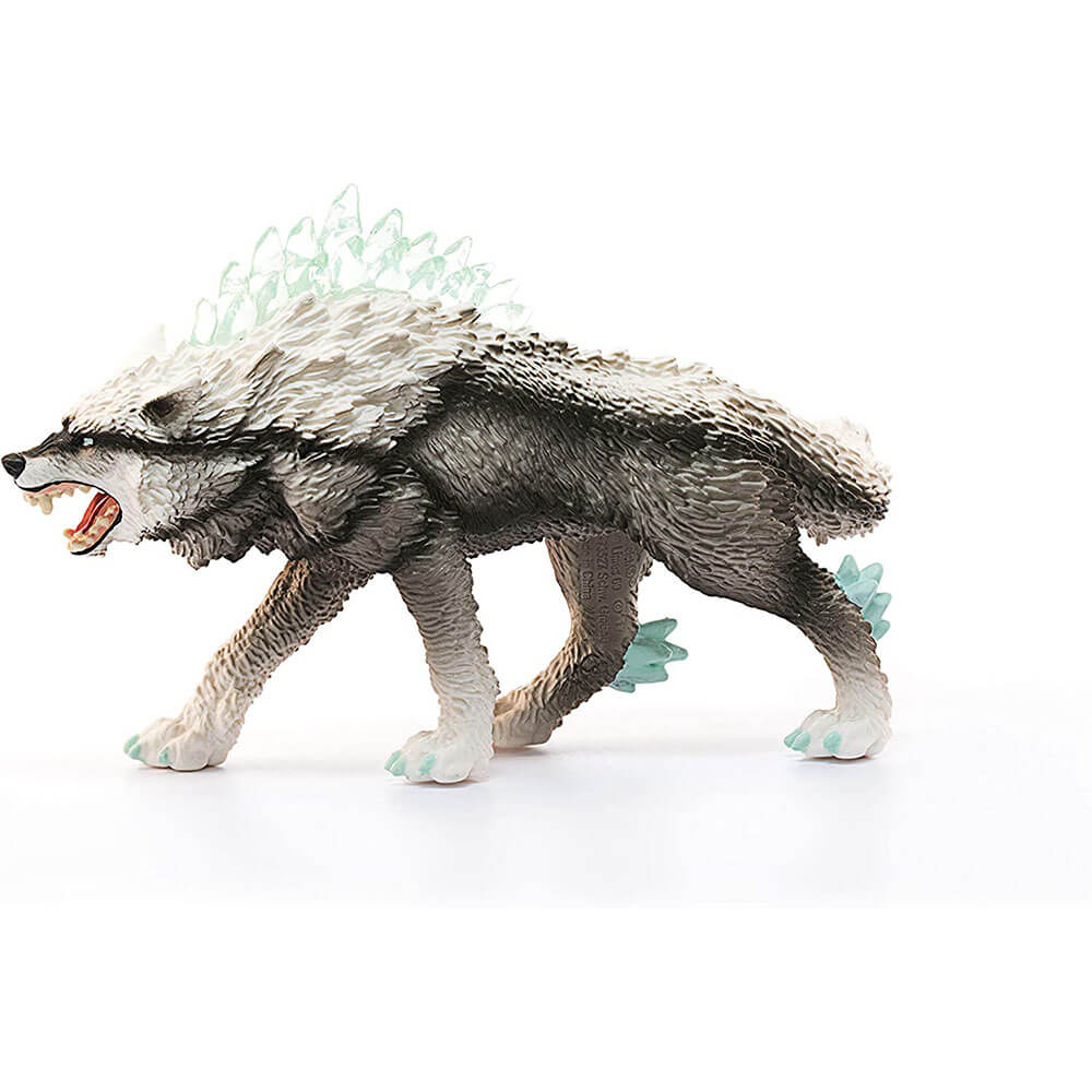 Schleich Eldrador Snow Wolf Figure