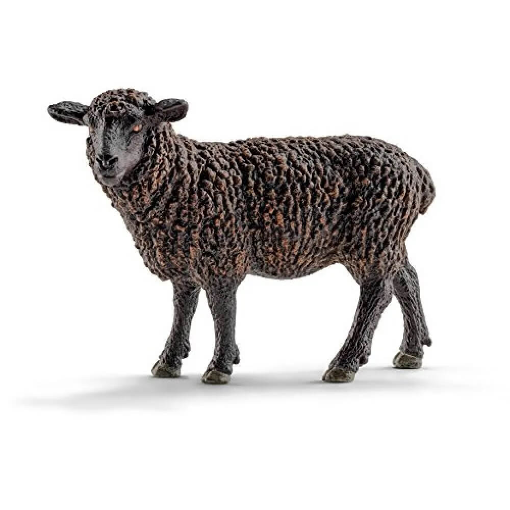 Schleich Farm World Black Sheep Toy Figure