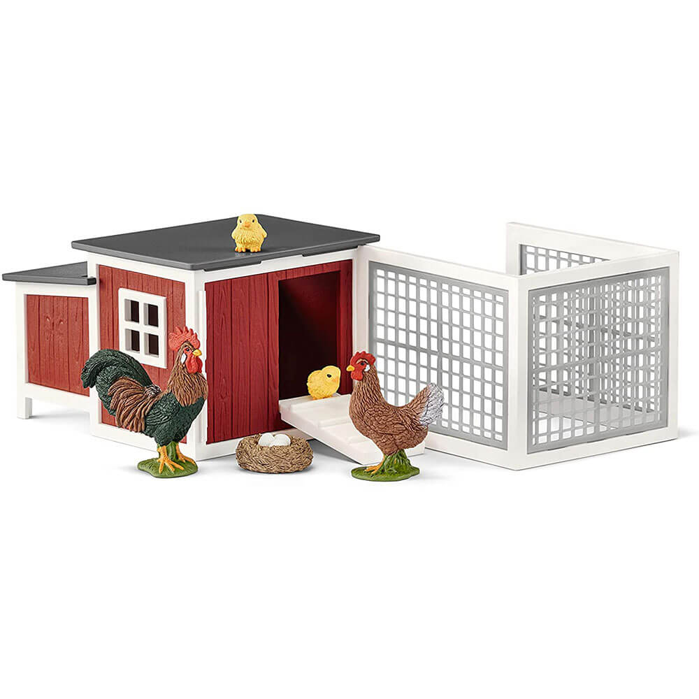 Schleich Farm World Chicken Coop Playset