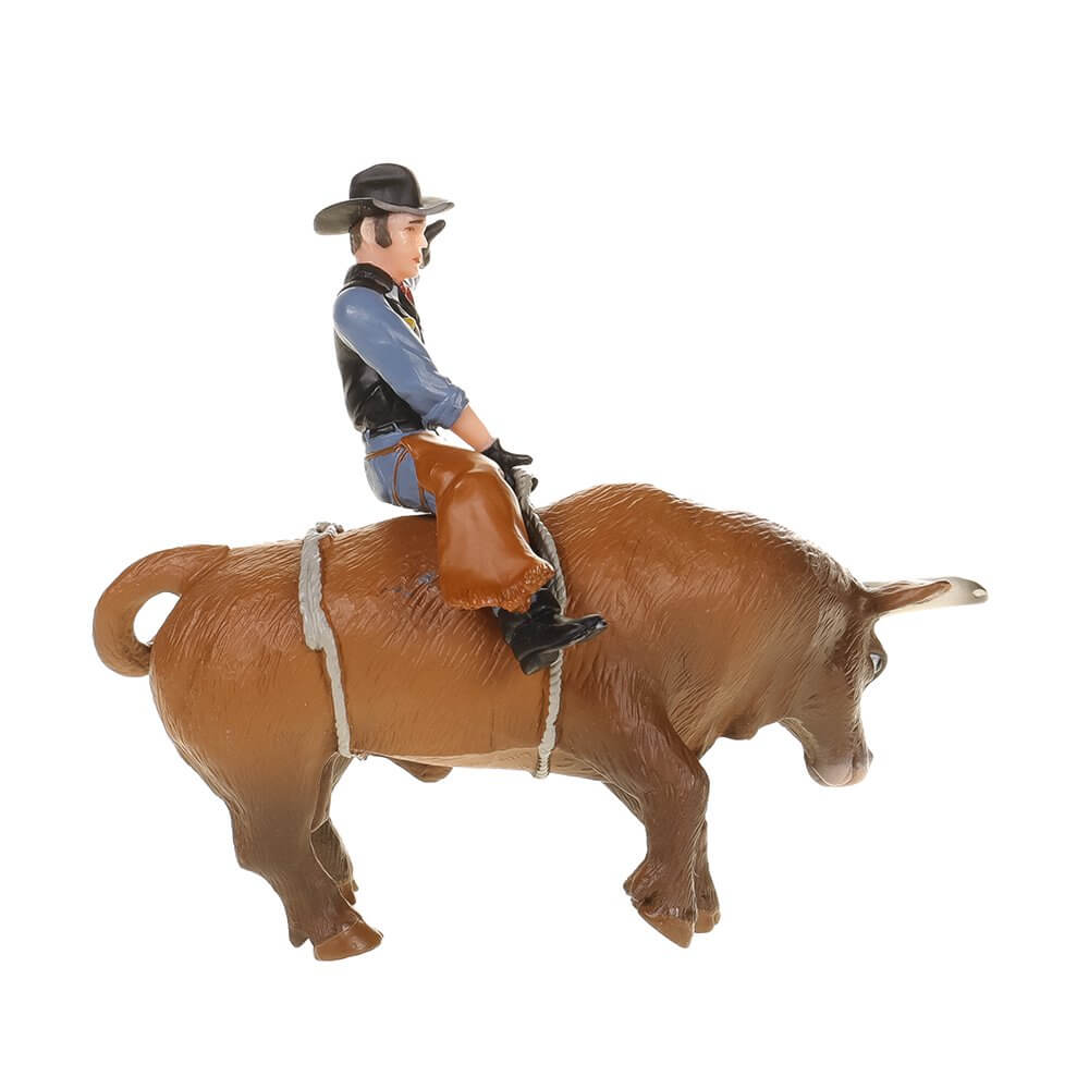Schleich Farm World Cowboy with Bull Playset
