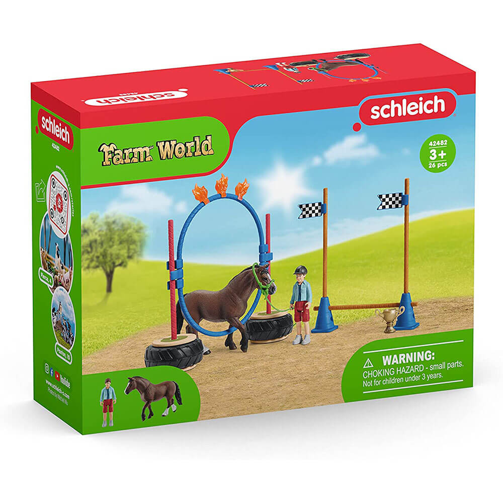 Schleich Farm World Pony Agility Race Playset