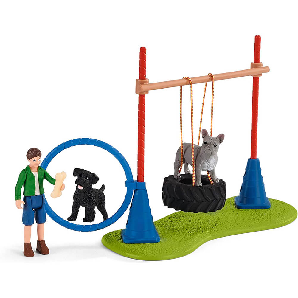 Schleich Farm World Puppy Agility Training Playset