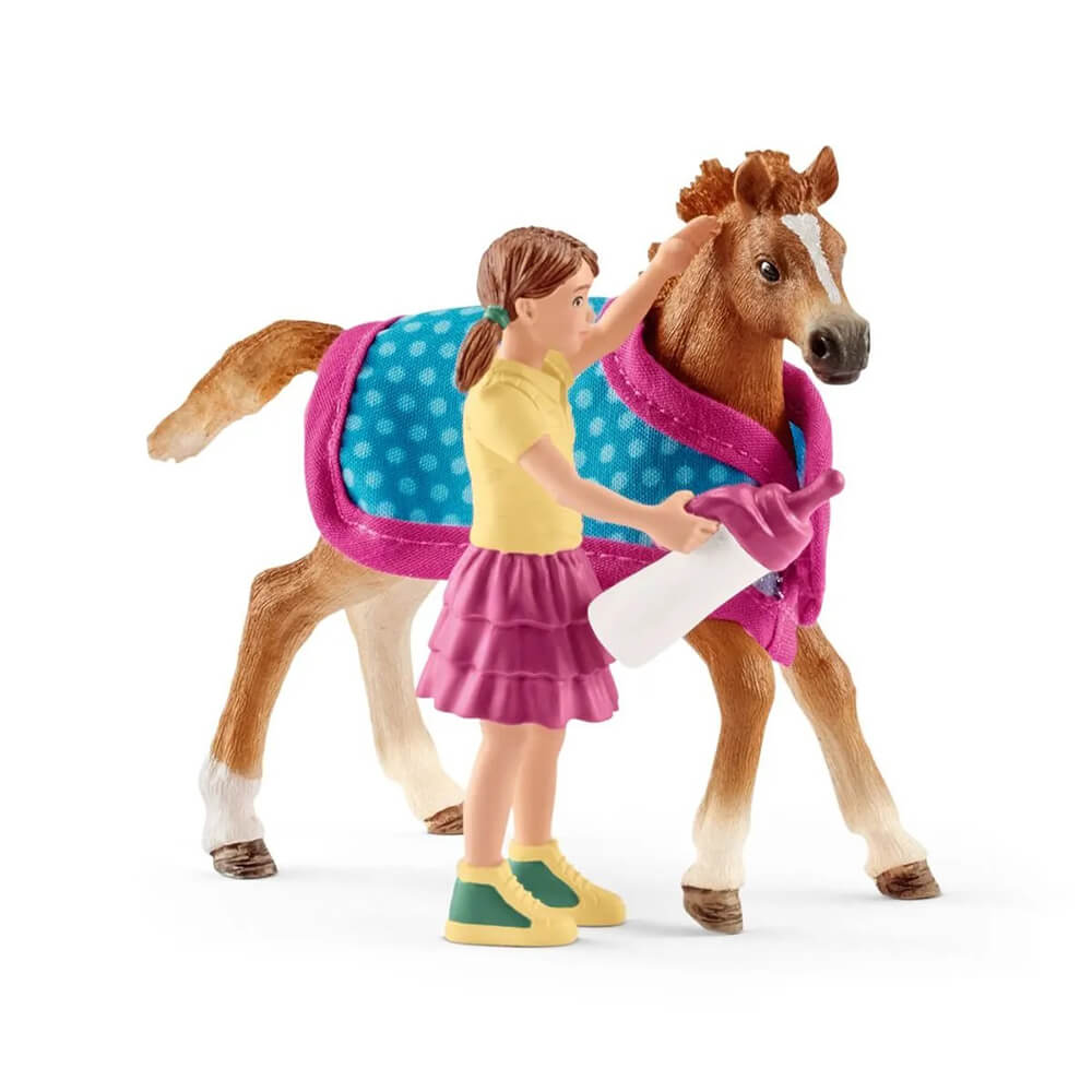 Schleich Horse Club Foal with Blanket