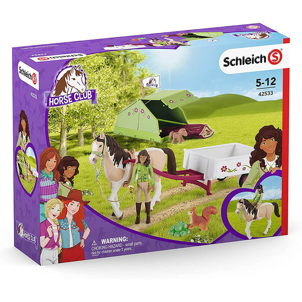 Schleich Horse Club Horse Club Sarah'S Camping Adventure Playset