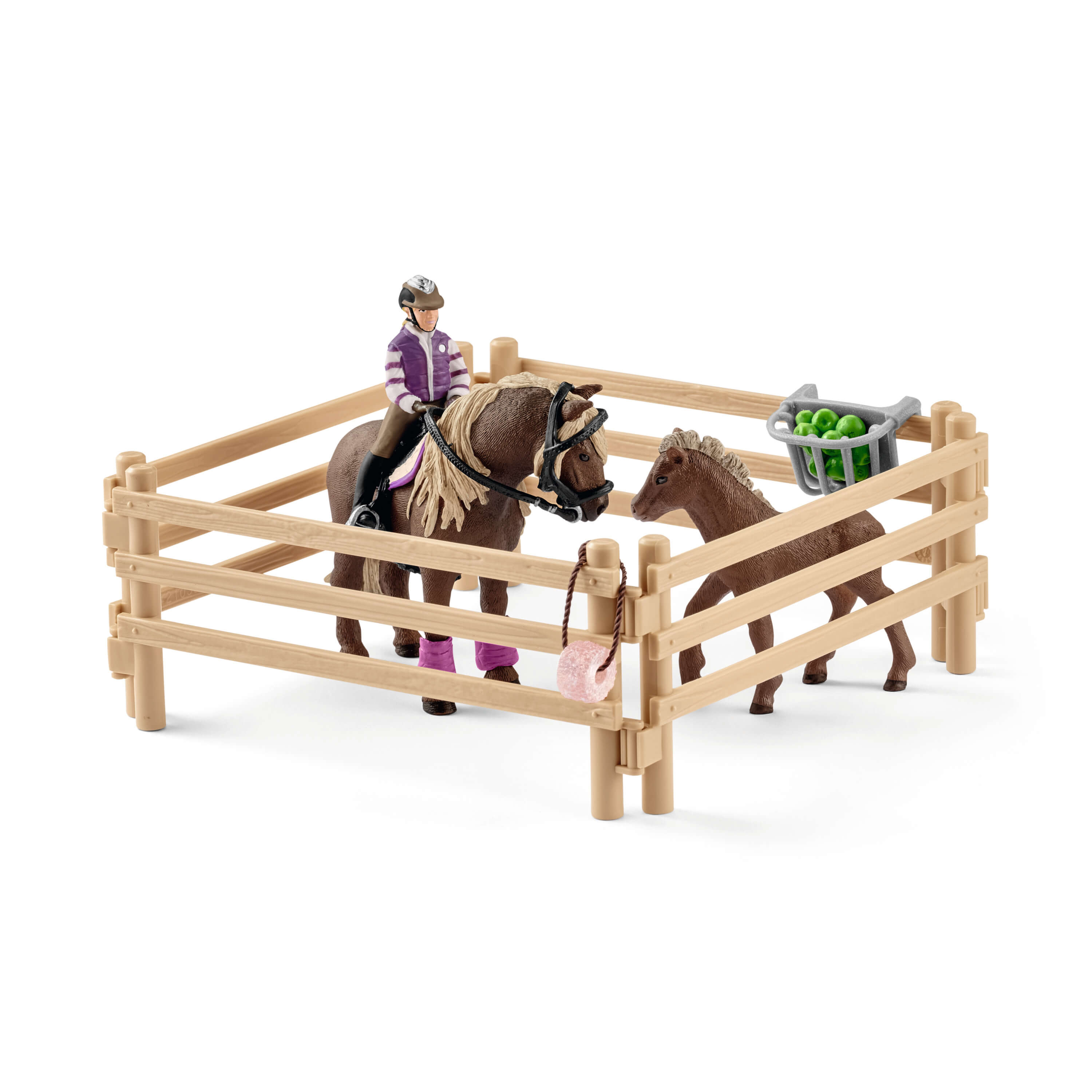 Schleich Horse Club Rider With Icelandic Ponies Toy Figure