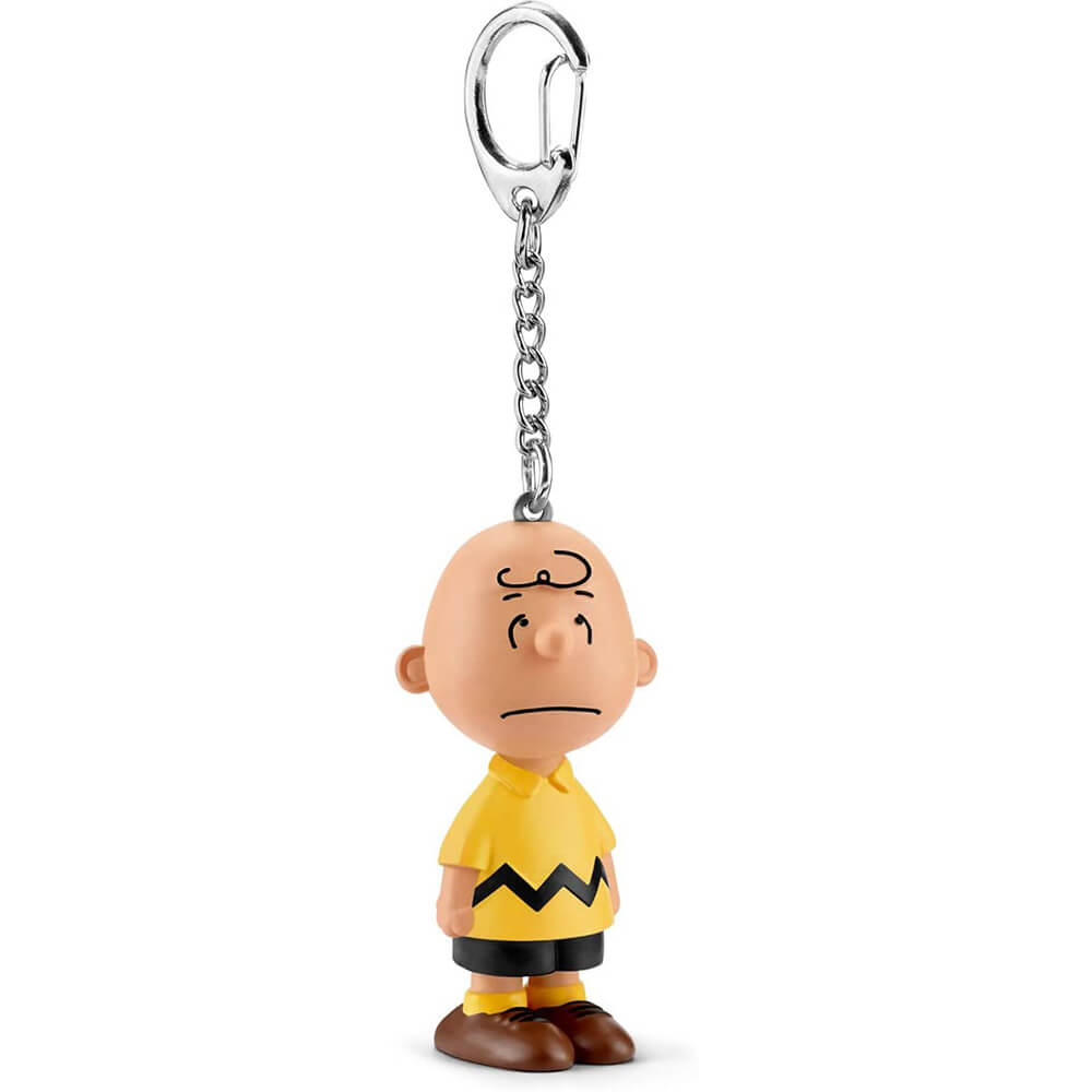 Schleich Peanuts Charlie Brown Keychain Toy Figure