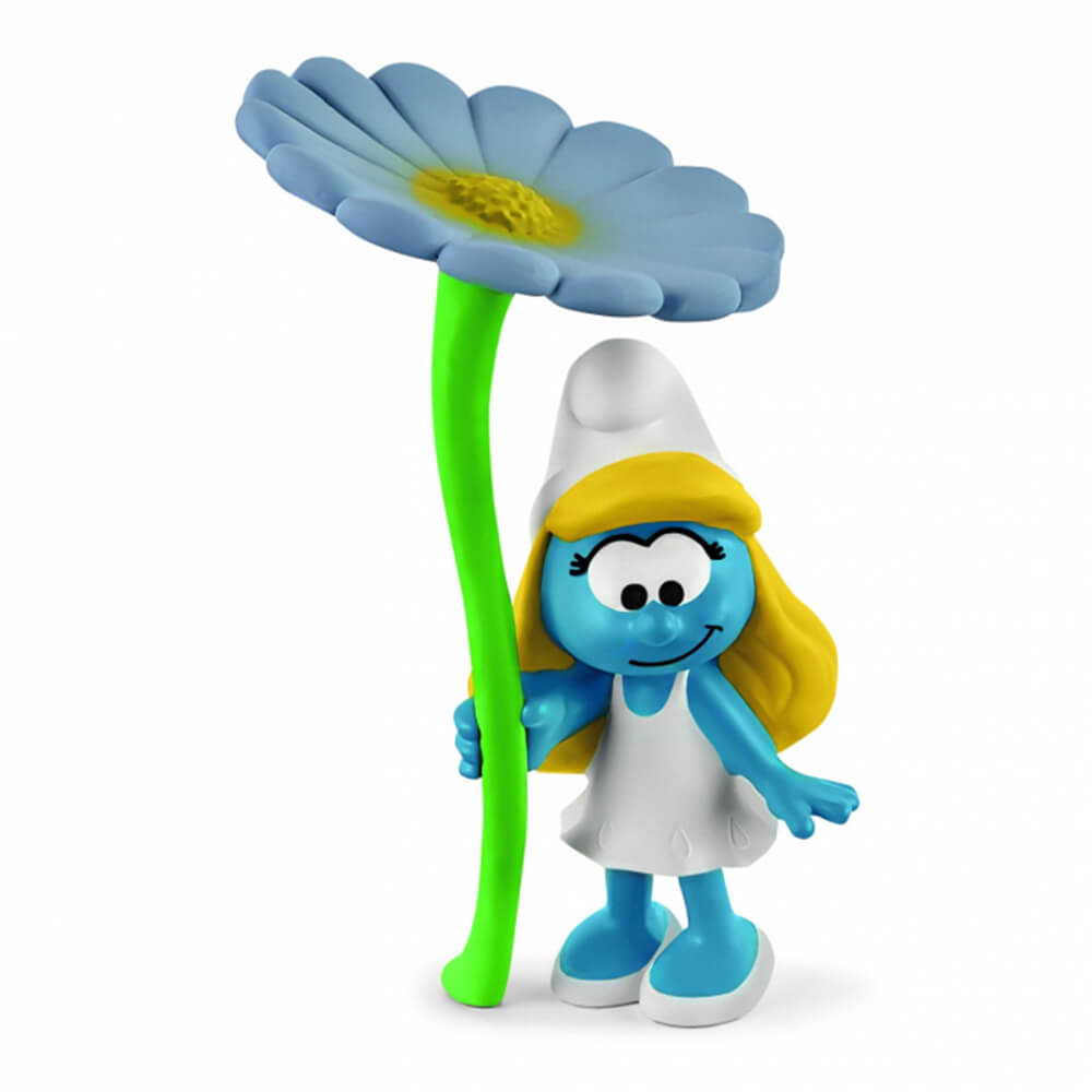 Schleich Smurfs Smurfette with flower (20828)