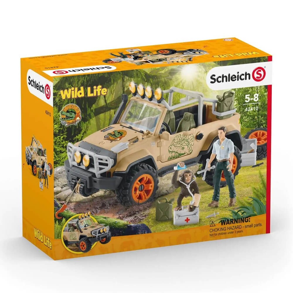 Schleich Wild Life 4X4 Vehicle with Winch Playset