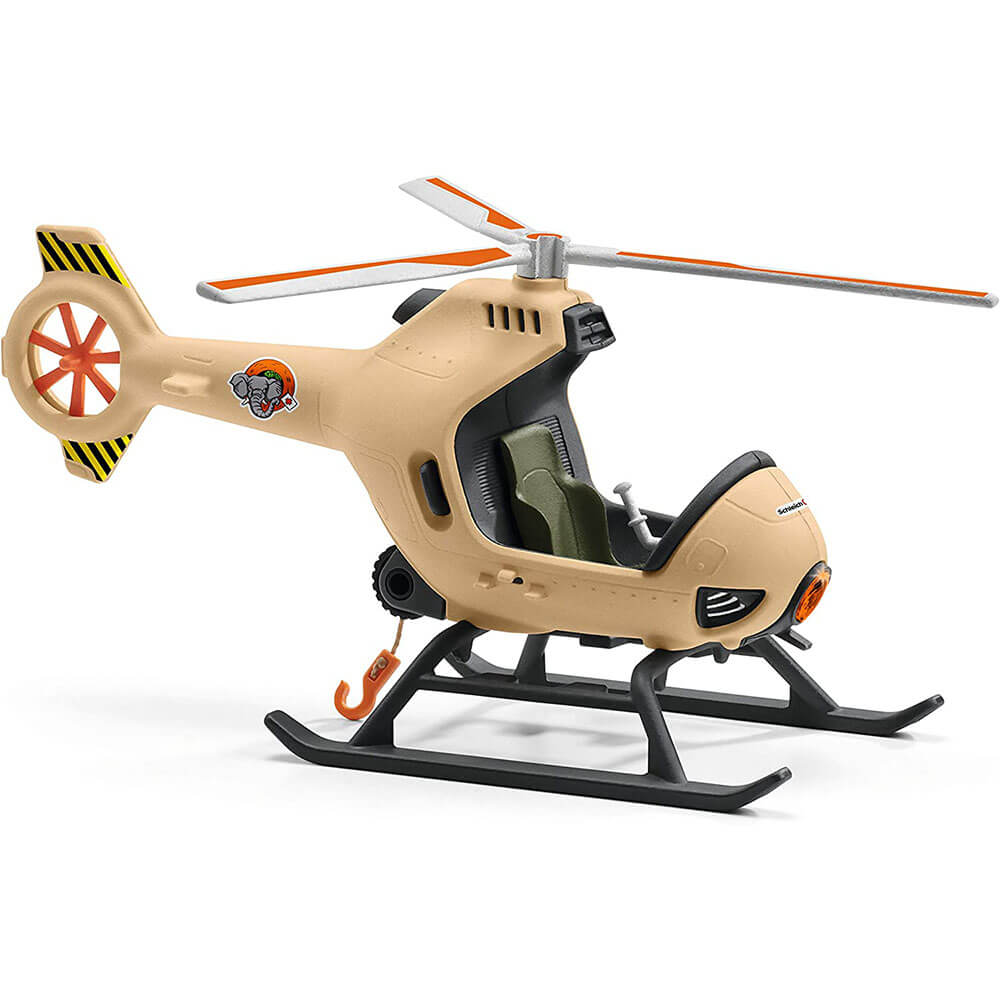Schleich Wild Life Animal Rescue Helicopter Playset