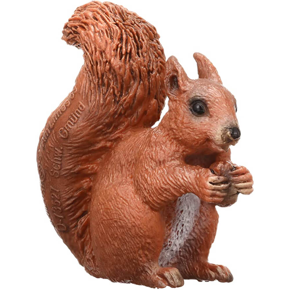 Schleich Wild Life Squirrel Eating Toy Figure