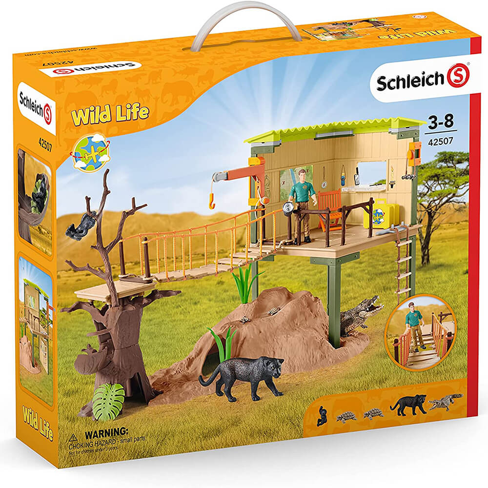 Schleich Wild Life Wild Life Ranger Adventure Station Playset