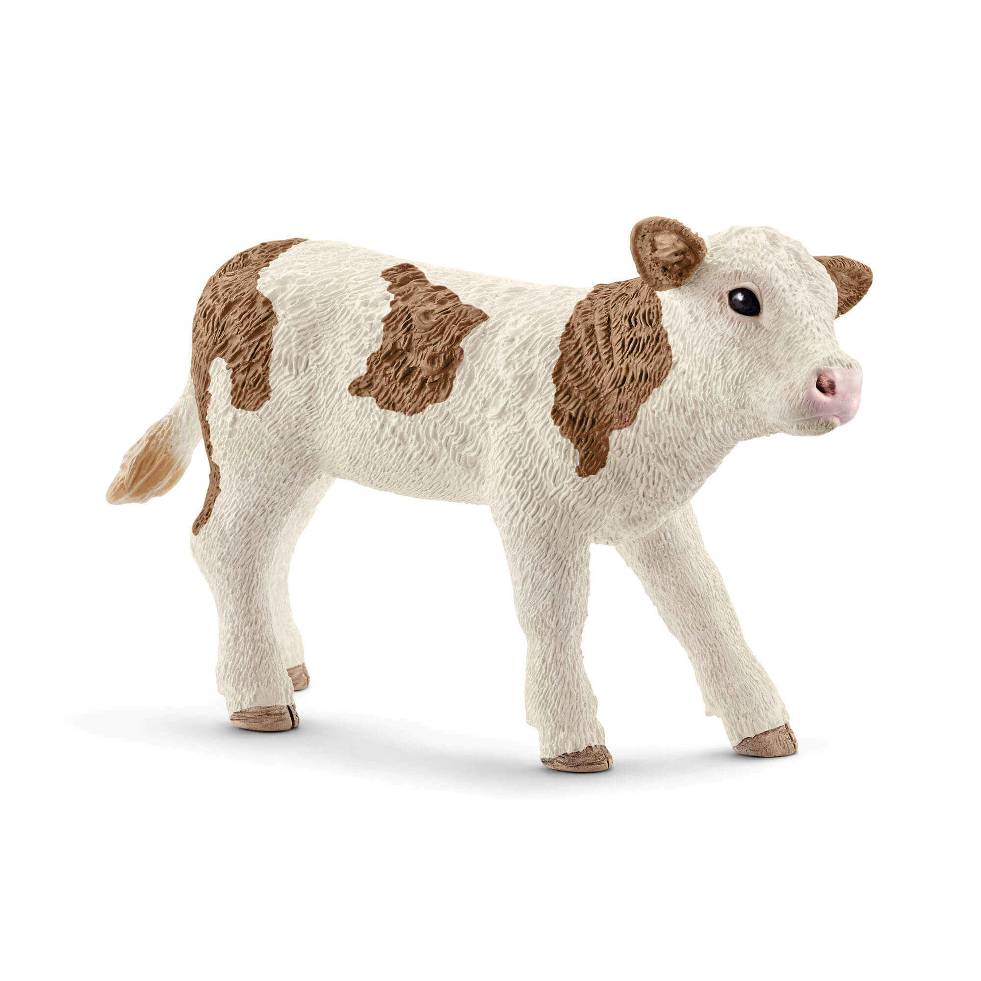 Schleich Farm World Simmental Calf Animal Figure