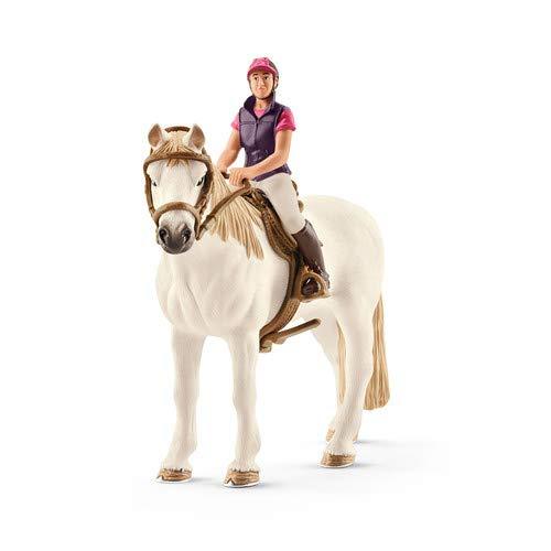 Schleich Horse Club Recreational Rider With Horse Toy Figure