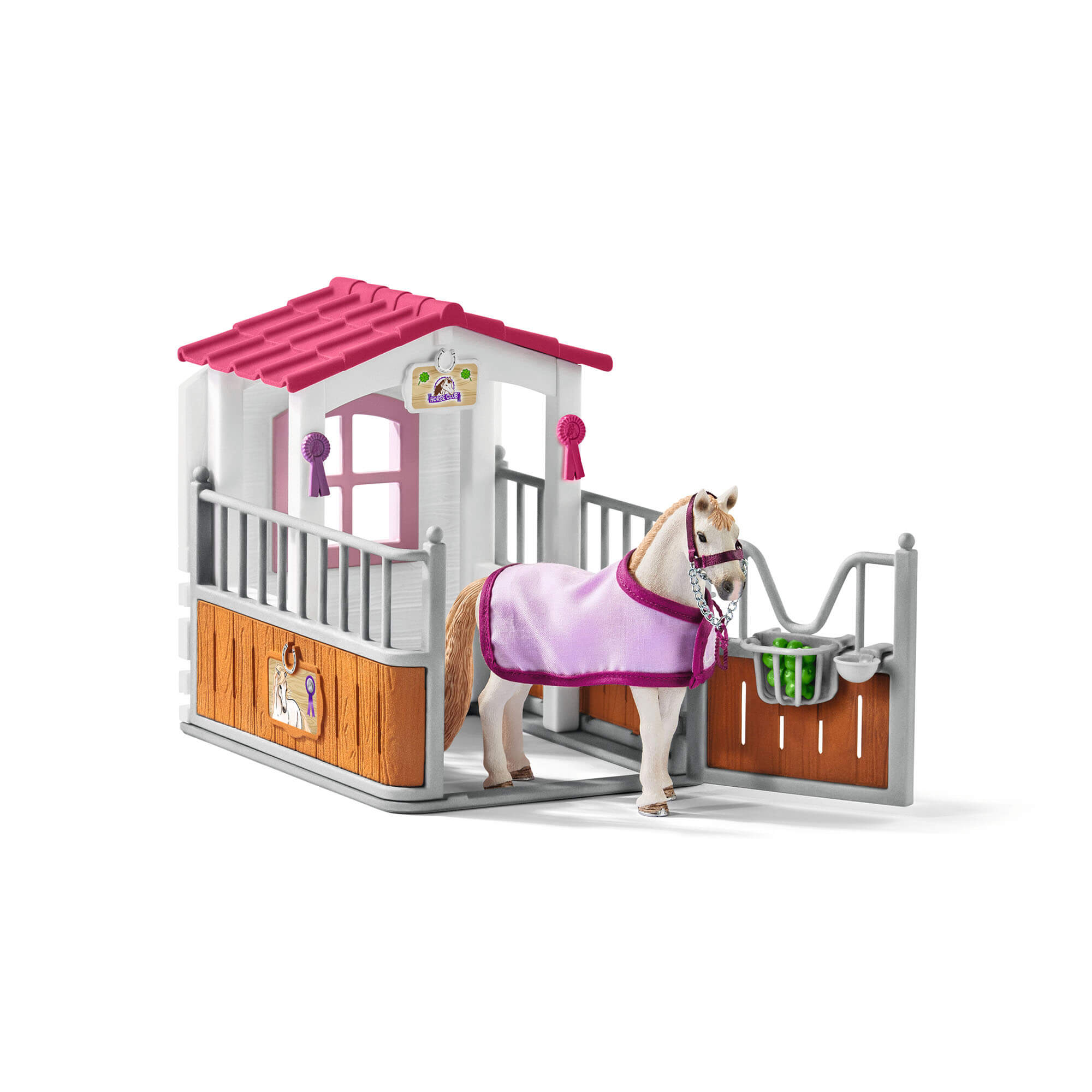 Schleich Horse Club Horse Stall With Lusitano Mare Play Set