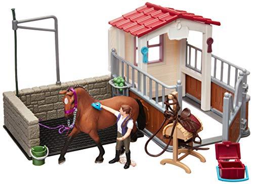 Schleich Horse Club Wash Area With Horse Stall