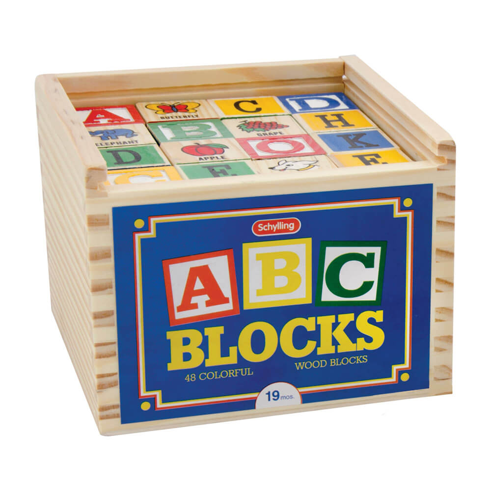 Schylling Alphabet Wooden Blocks