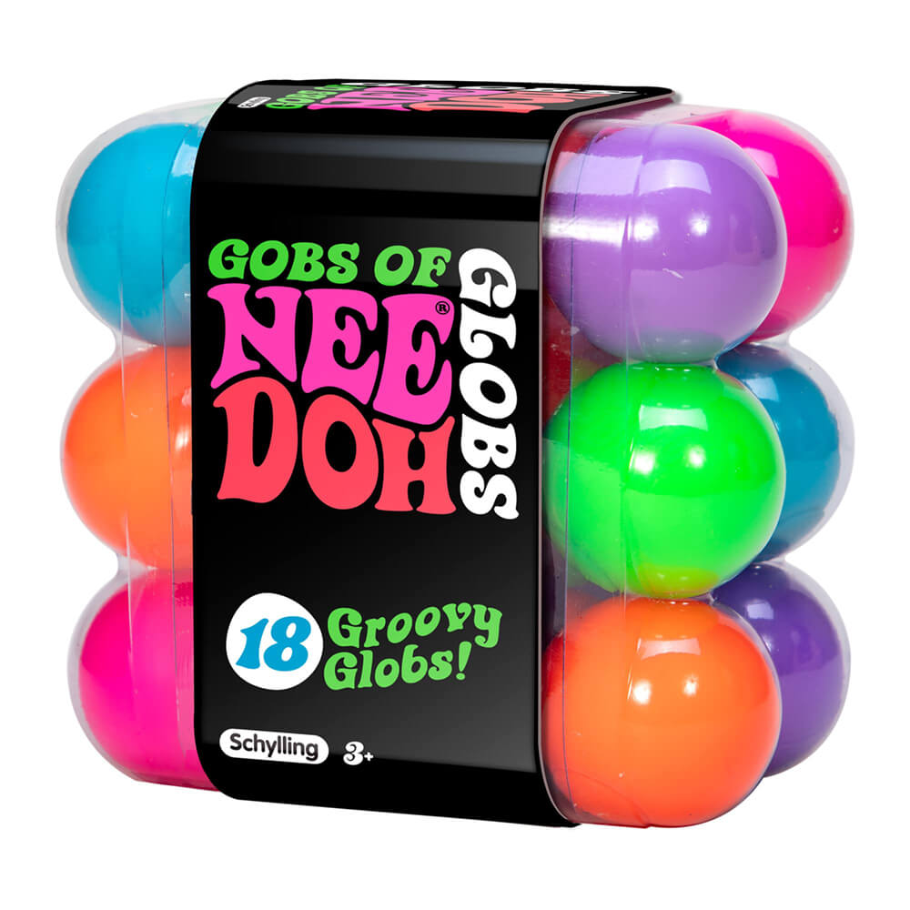 Schylling NeeDoh Gobs of Globs 18-Pack Teenie NeeDoh Set