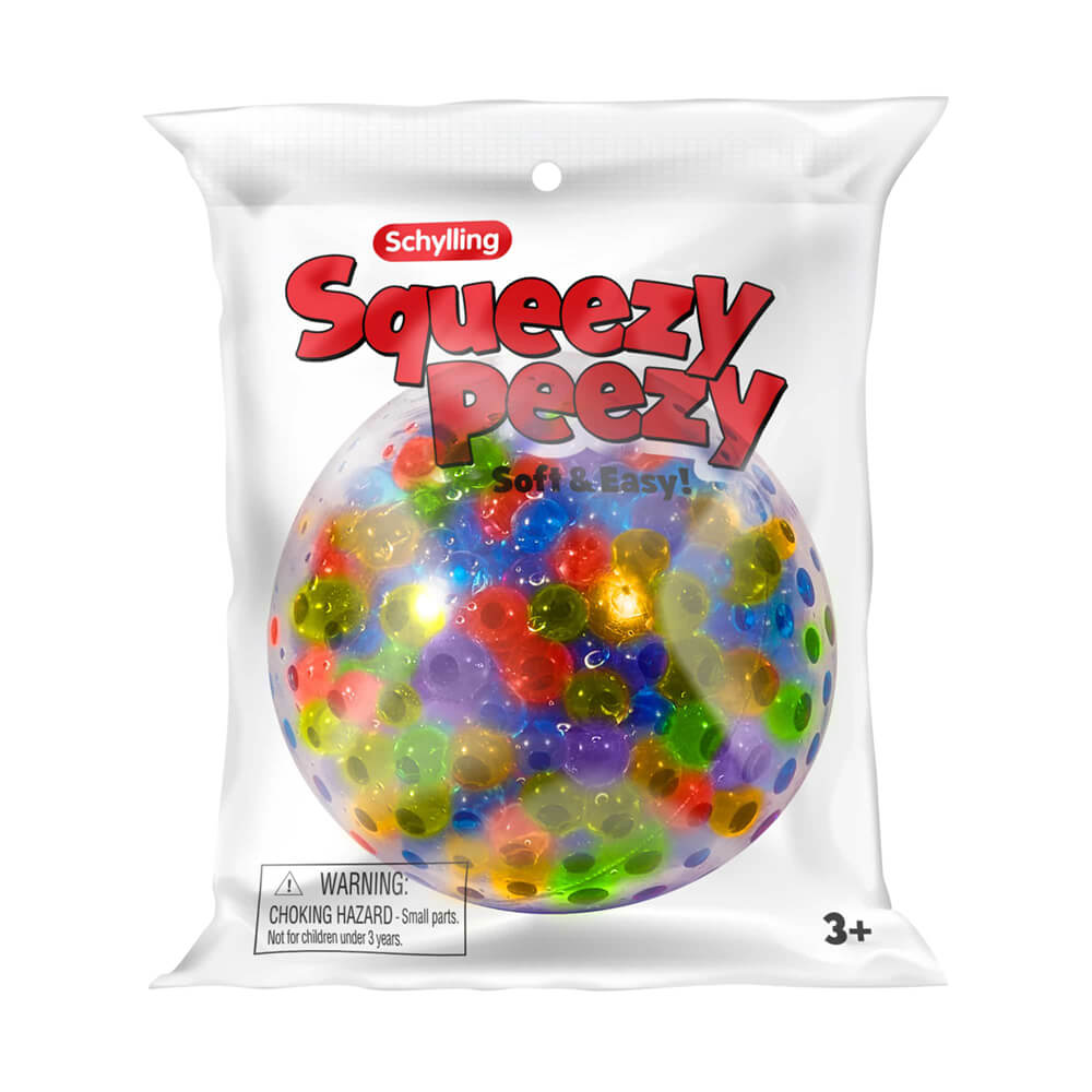 Squeezzy Schylling NeeDoh Squeezy Peezy Soft and Easy Fidget Toy
