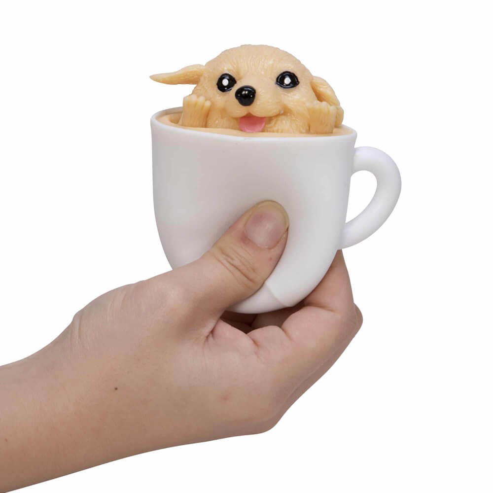 Schylling Pup in a Cup Lab-Latte Fidget Toy