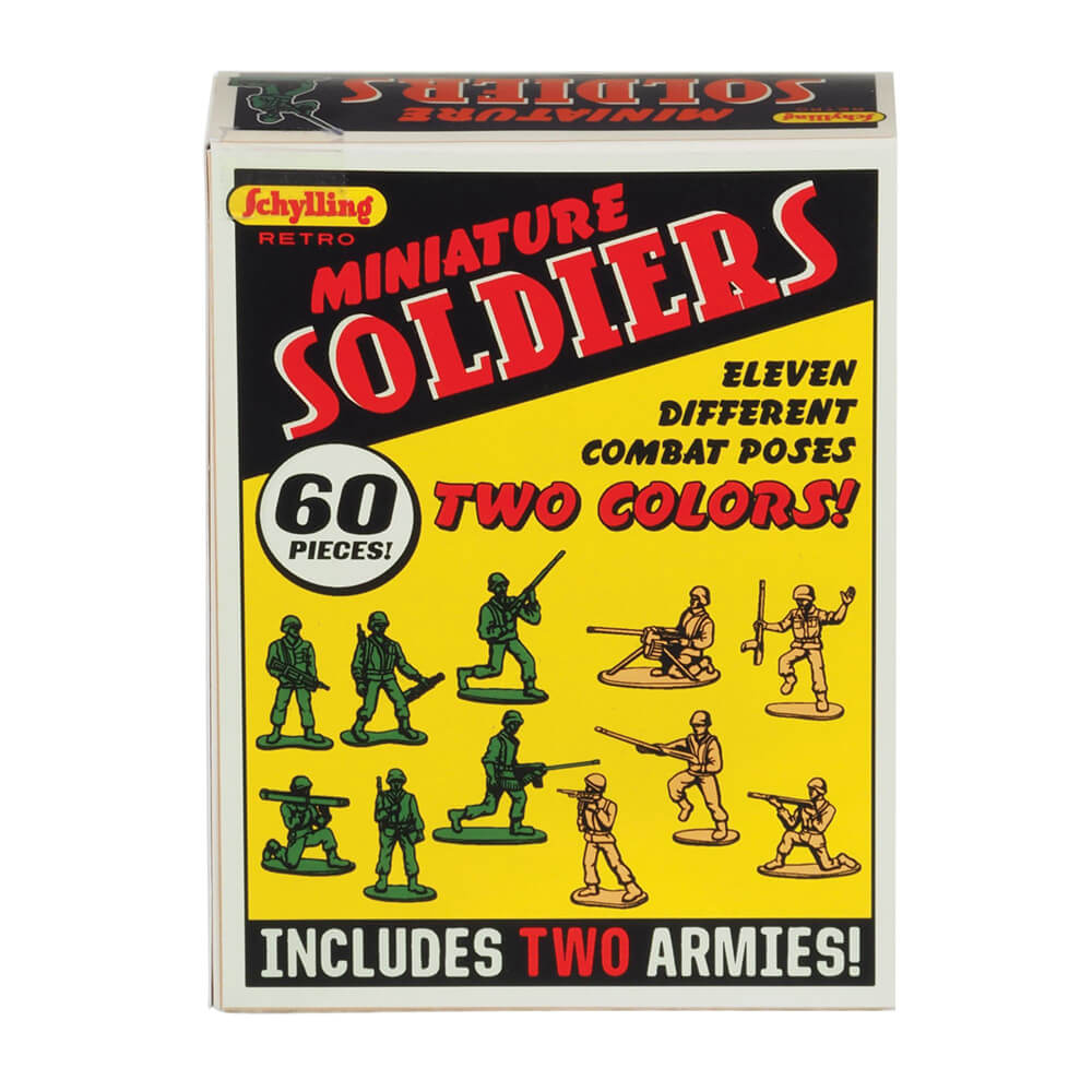 Schylling Retro Mini Soldier 60-Pack Set