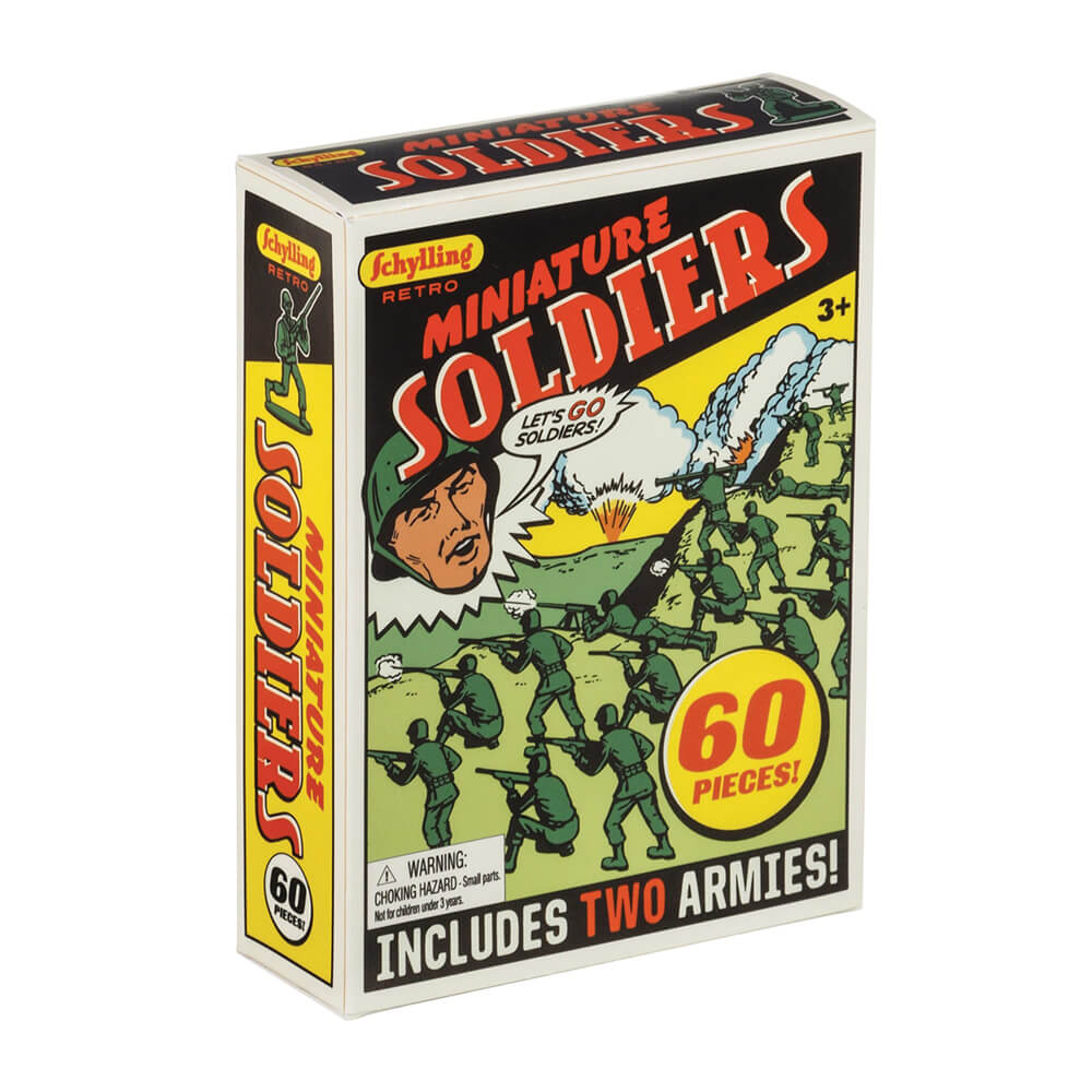 Schylling Retro Mini Soldier 60-Pack Set