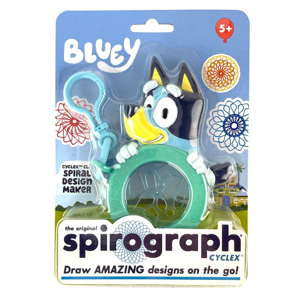 Spirograph Cyclex Bluey Clip