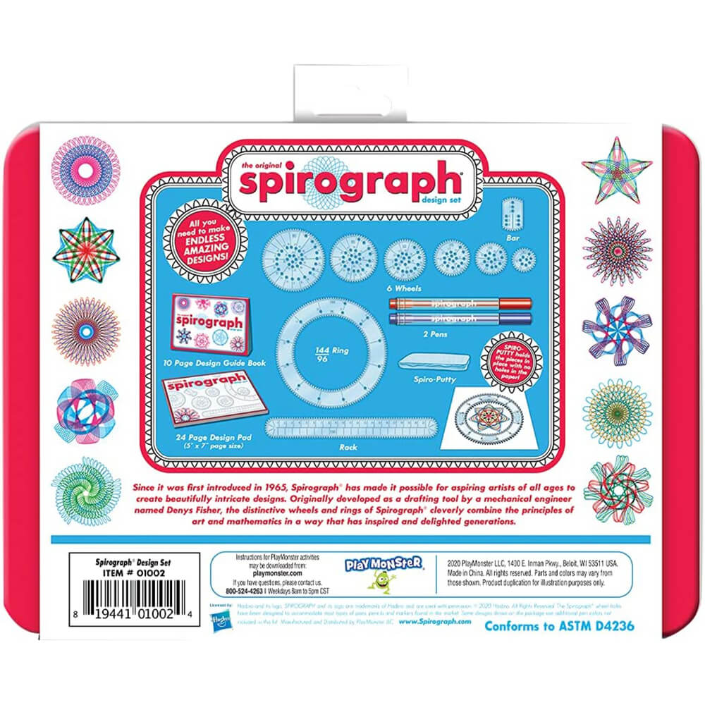 Spirograph Design Tin Set