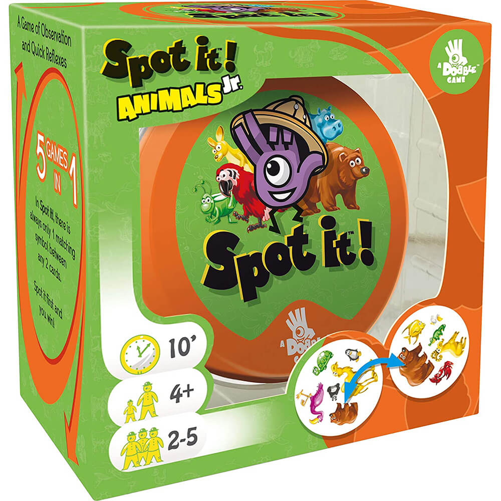 Spot It! Junior Animals Box Version Game