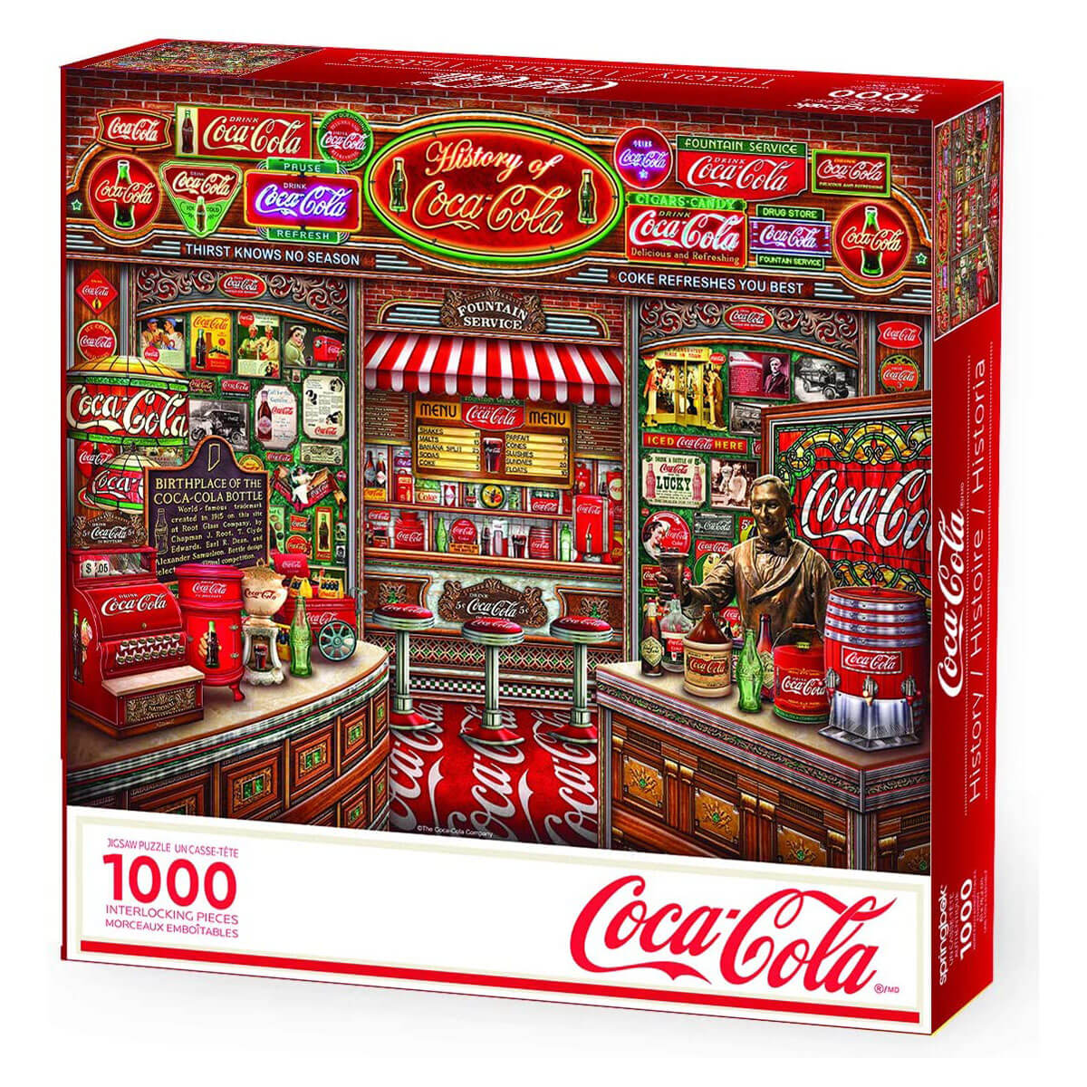 Springbok Coca-Cola "History" 1000 Piece Jigsaw Puzzle