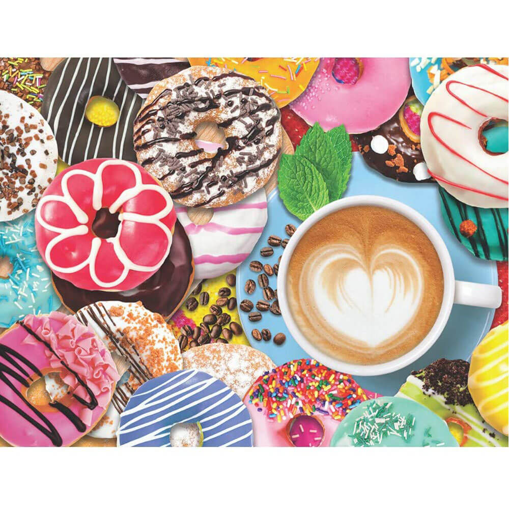 Springbok Donuts 'n' Coffee 500 Piece Jigsaw Puzzle