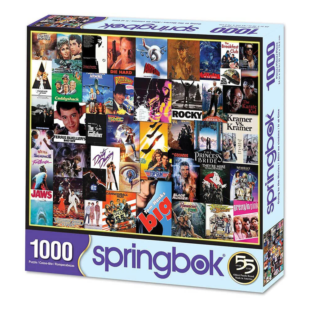 Springbok Going to the Movies 1000 Piece Jigsaw Puzzle