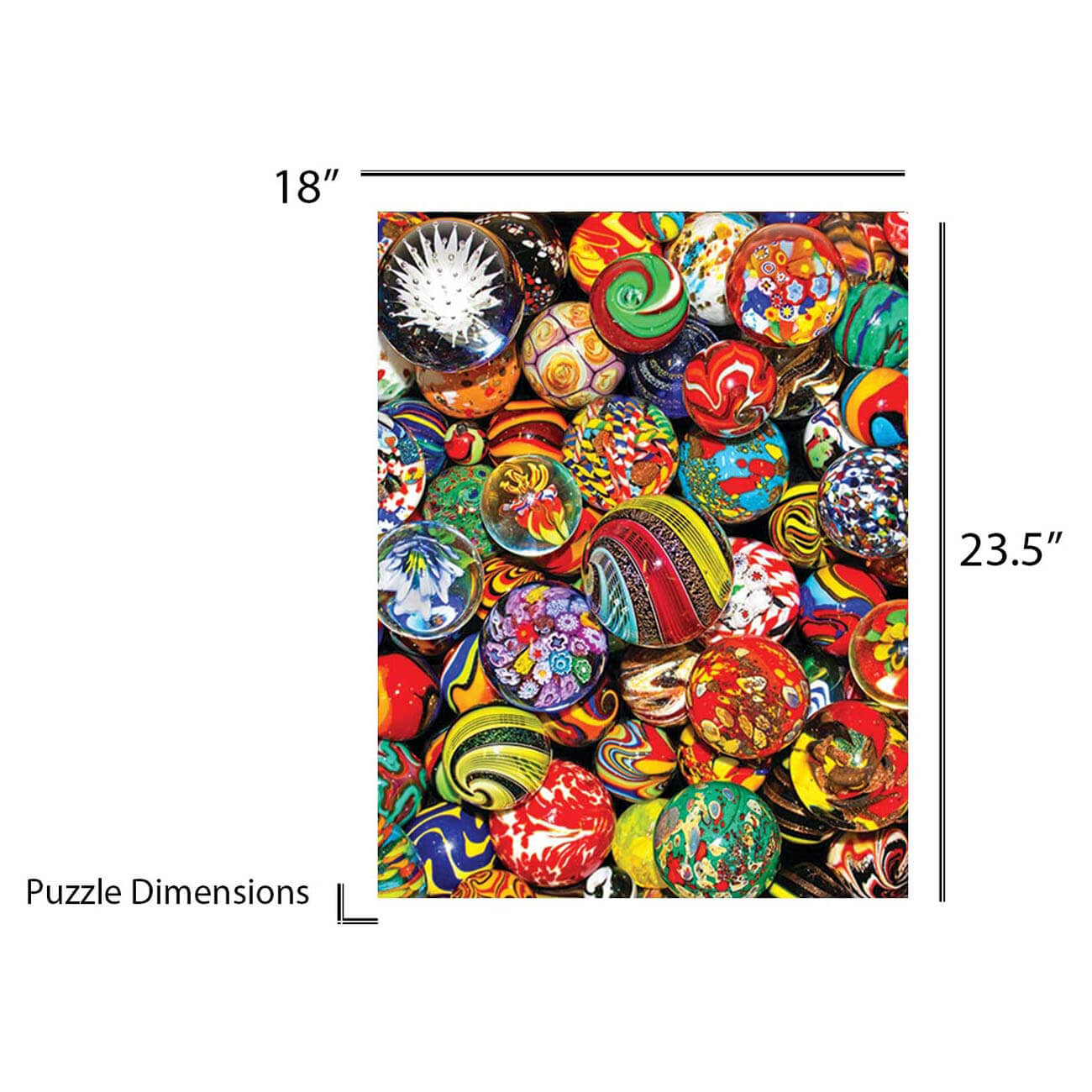 Springbok Marble Madness 500 Piece Jigsaw Puzzle