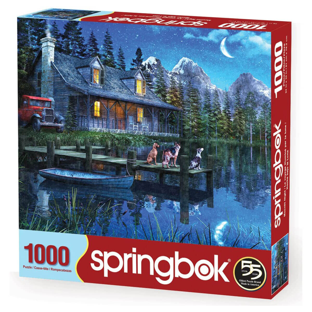 Springbok Moonlit Night 1000 Piece Jigsaw Puzzle