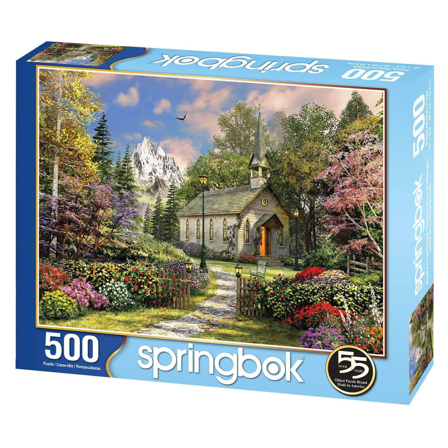 Springbok Mountain View Chapel 500 Piece Jigsaw Puzzle