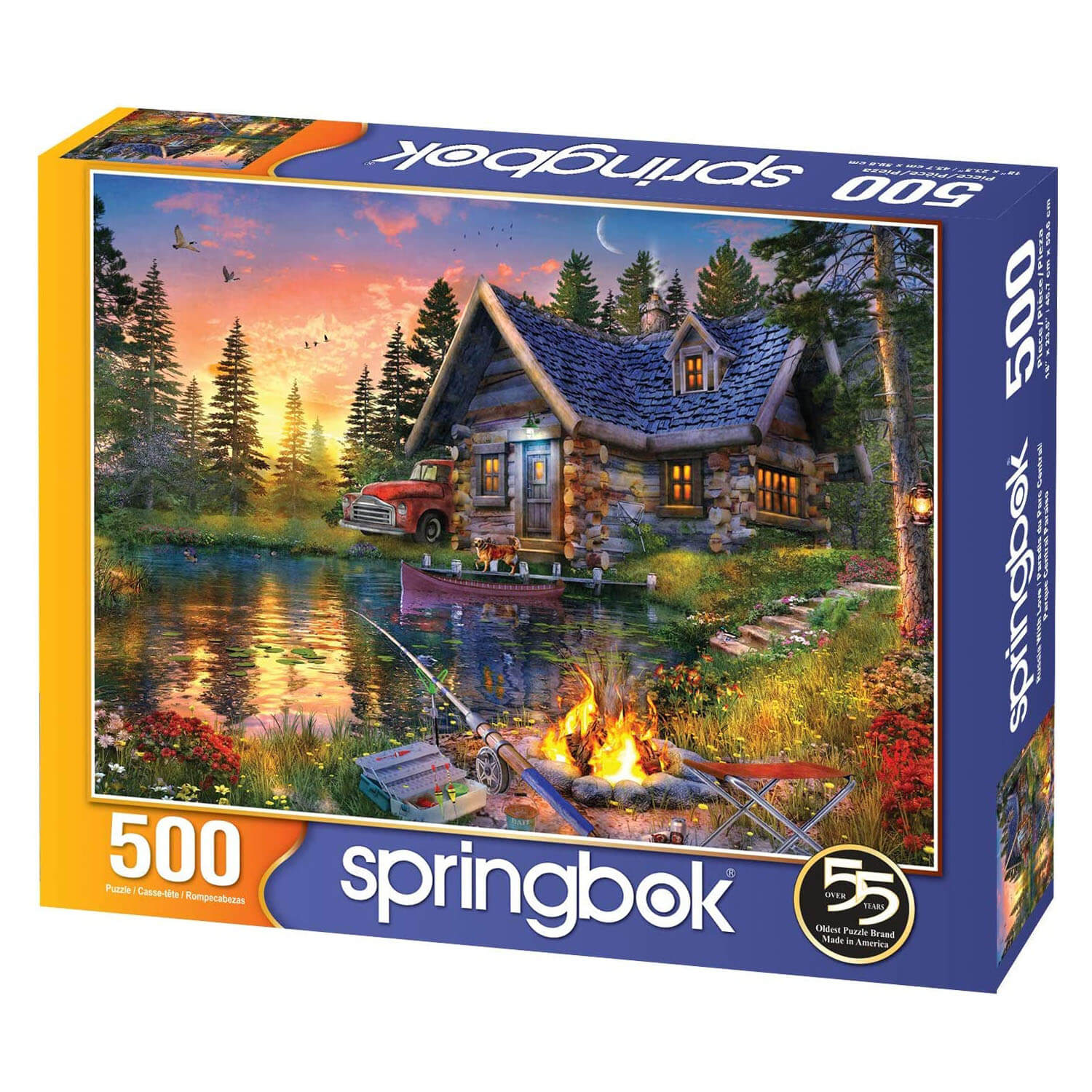 Springbok Sun Kissed Cabin 500 Piece Jigsaw Puzzle