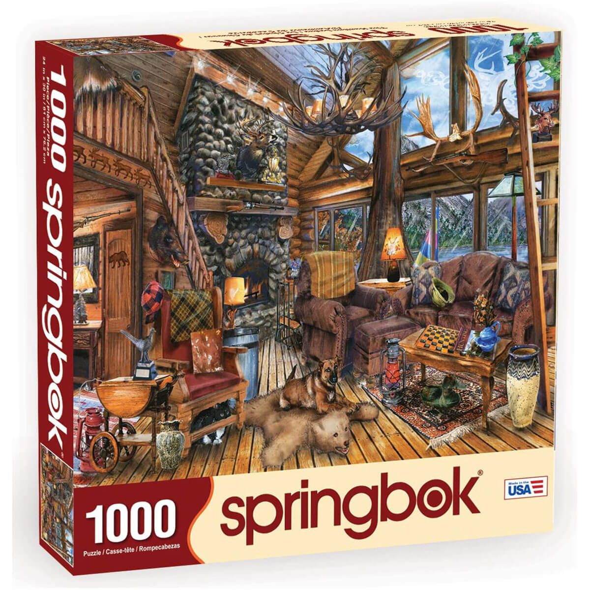 Springbok The Hunting Lodge 1000 Piece Jigsaw Puzzle