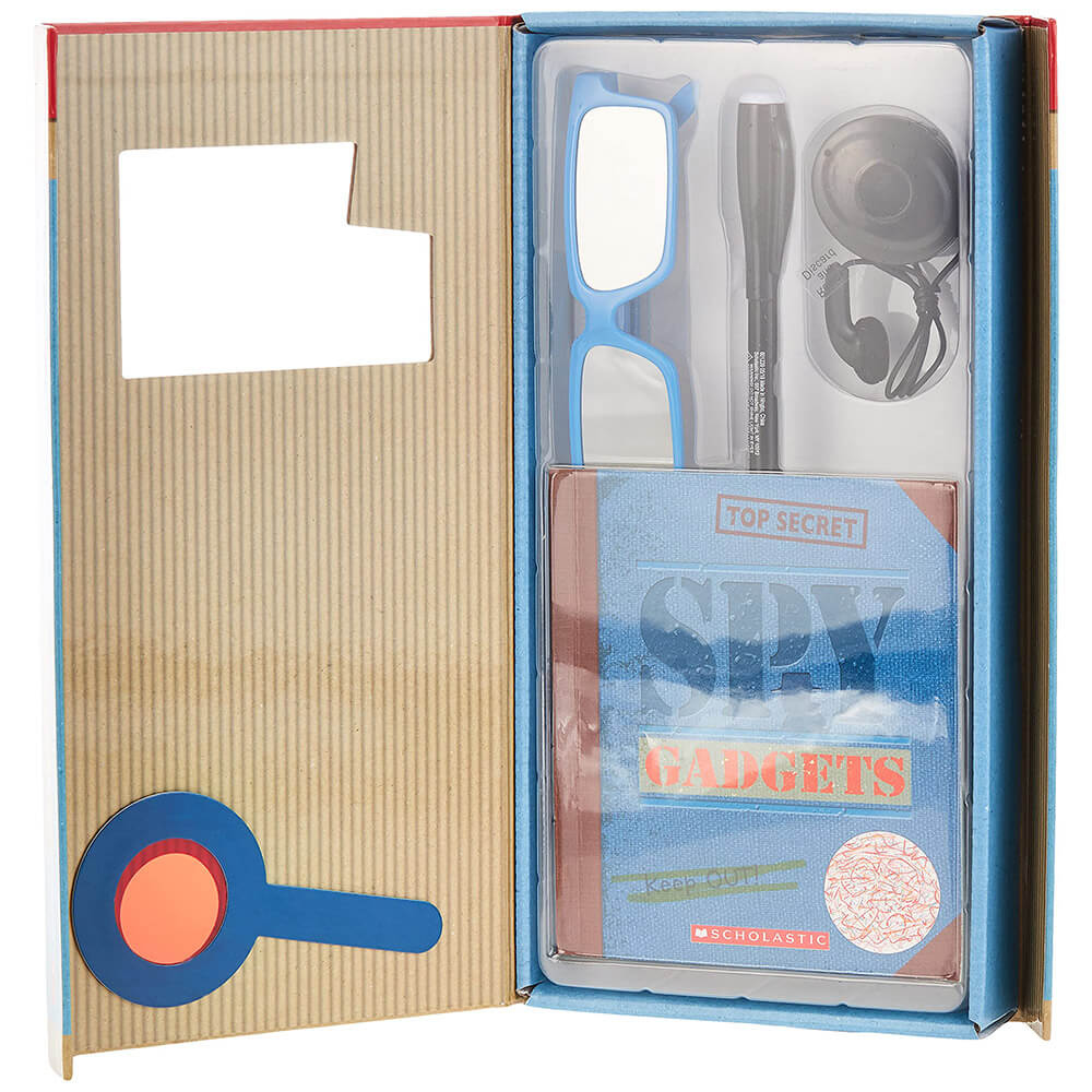 Spy Gadgets Book with Listening Device, Spy Glasses & Spy Pen