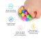 Squish Balls with Beads Fidget (colors and styles may vary)