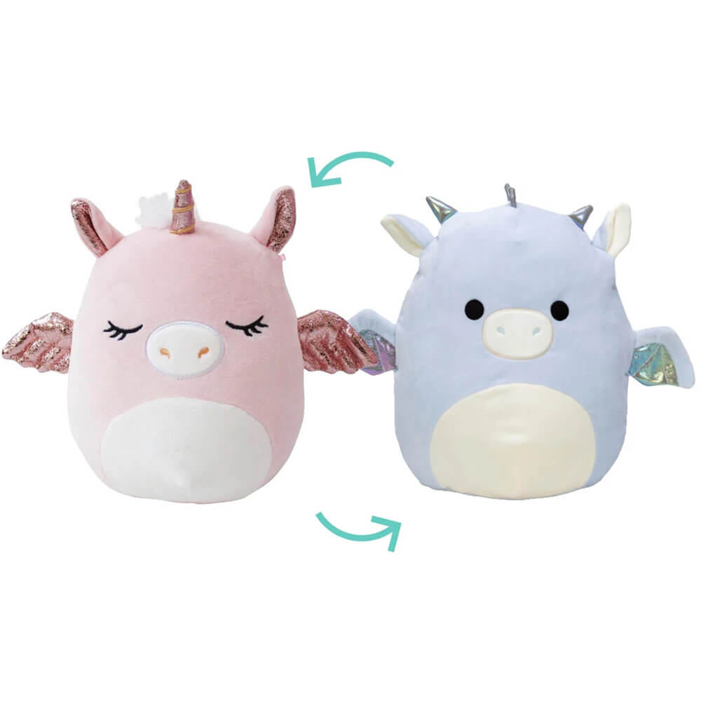 Squishmallows Flipamallows Kenny and Grecia 12" Reversable Plush