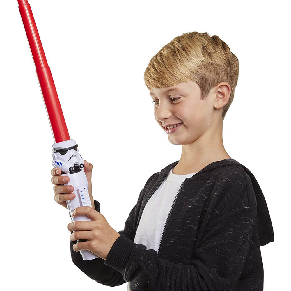 Star Wars Lightsaber Squad Imperial Stormtrooper Extendable Red Lightsaber