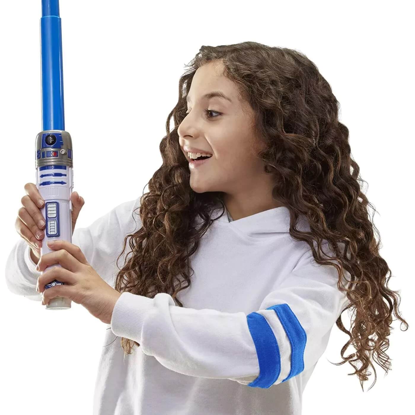 Star Wars Lightsaber Squad R2D2 Extendable Blue Lightsaber
