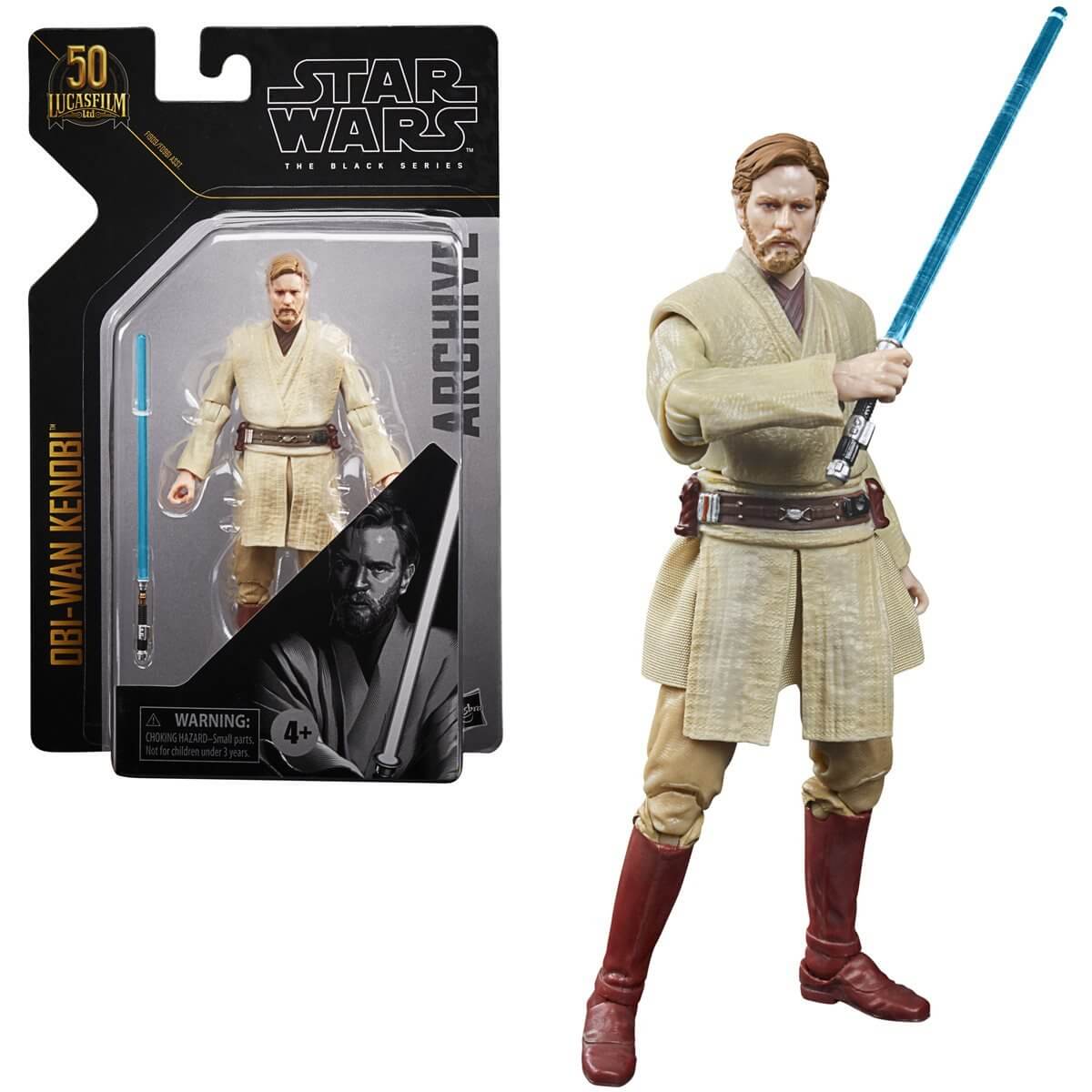 Star Wars Lucasfilm 50th Black Series Obi-Wan Kenobi Figure