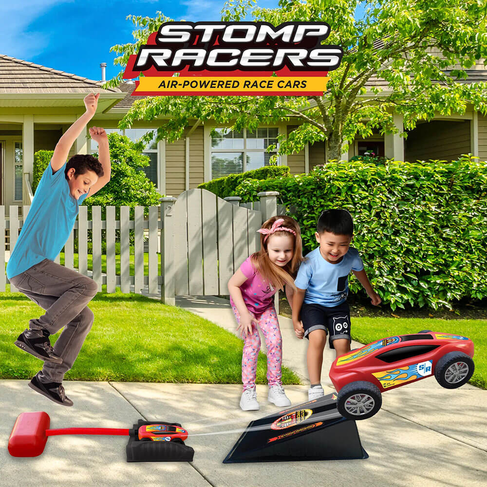 Who's ready to RUN, JUMP and STOMP with the all new Dueling Stomp Race