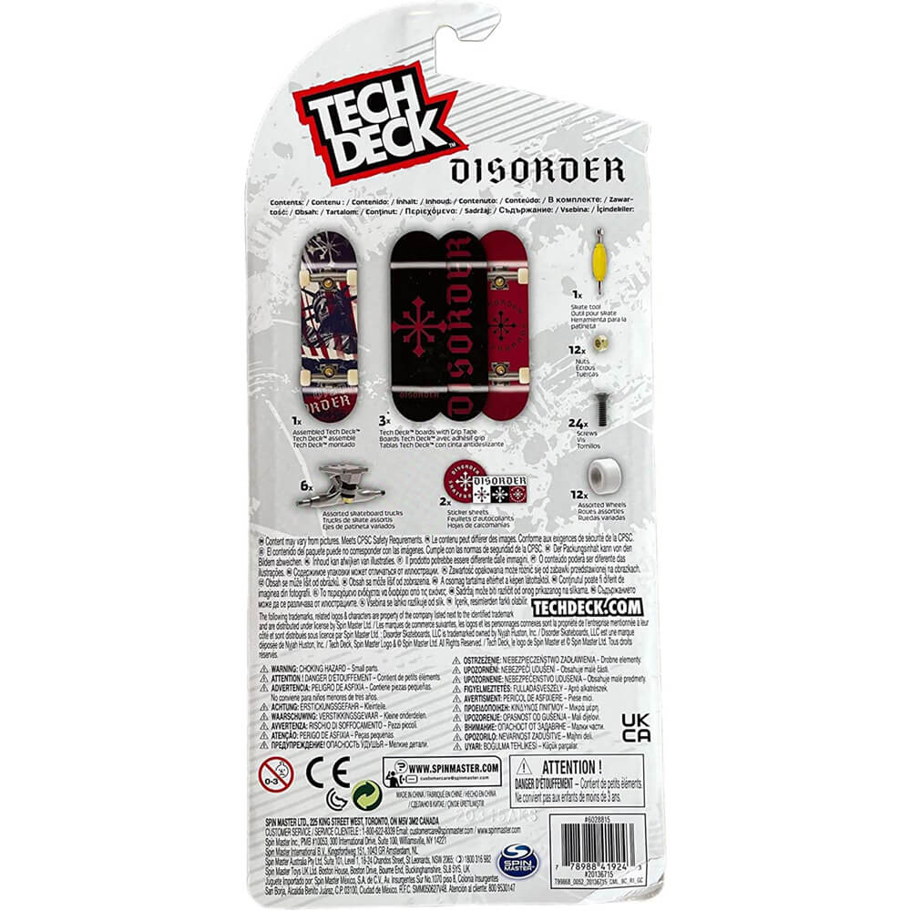 Spin Master Tech Deck Monopatín De Dedos 96mm – Serie Simpsons Con Gráficos Exclusivos Y Cinta De Agarre Personalizable Spin Master Tech Deck Monopatín De Dedos 96mm – Serie Simpsons Con Gráficos Exclusivos Y Cinta De Agarre Personalizable
