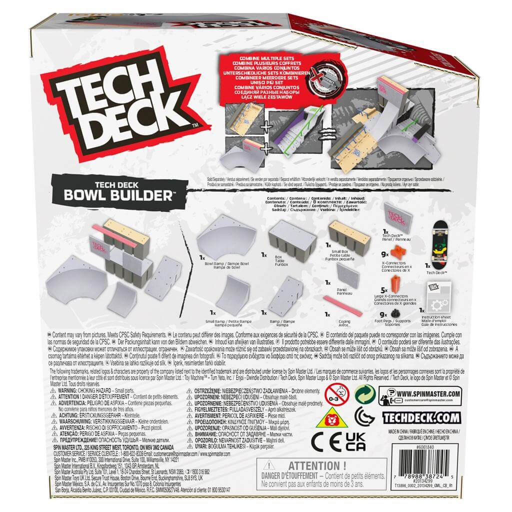 Tech Deck Bowl Builder X-Connect Park Creator