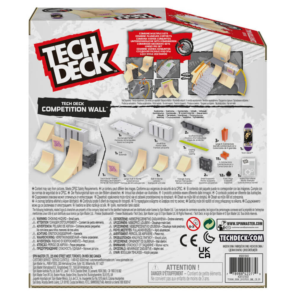 Tech Deck Competition Wall Fingerboard Playset
